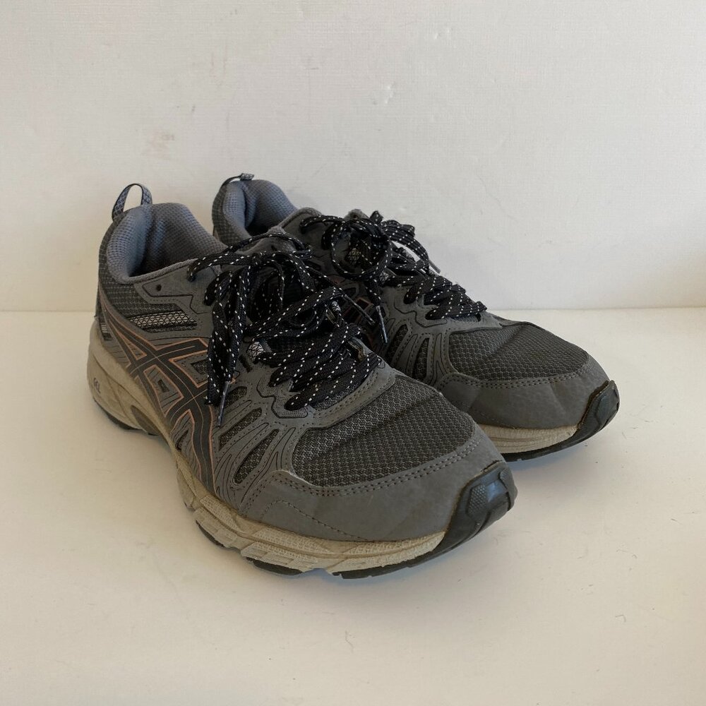 Asics Gel Venture 7 Sneakers Graphite Grey/Rose Gold Womens 9.5